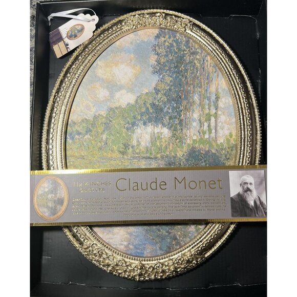 TikTok viral | Claude Monet | Gold Framed Art | NWT 11 x 14 | SHIPS SAM… - Picture 1 of 4